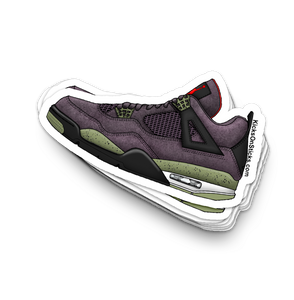 Jordan 4 "Canyon Purple" Sneaker Sticker