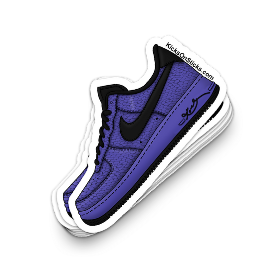 Air Force 1 Low "Kobe Barcelona Persian Violet" Sneaker Sticker