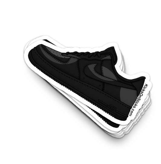 Air Force 1 Low "Black Patent Leather" Sneaker Sticker