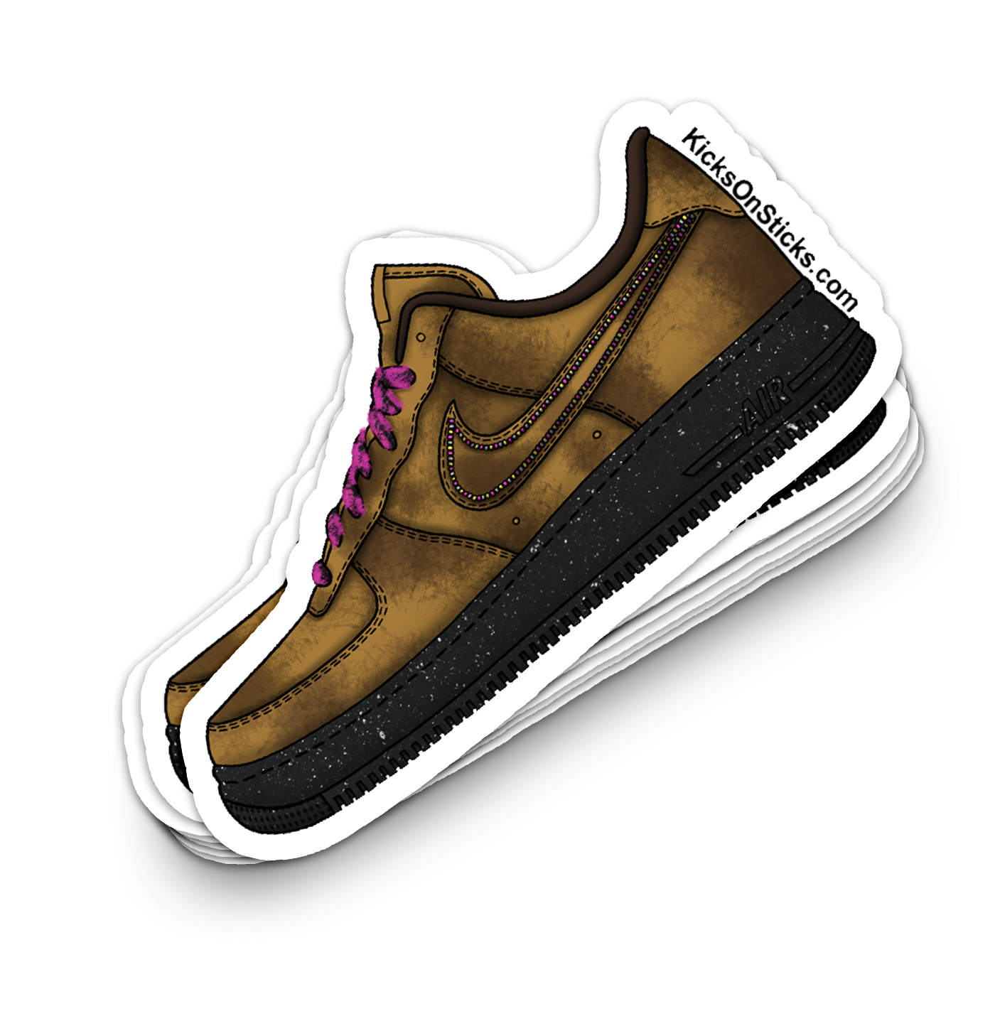 Air Force 1 Low "Boucle Coco" Sneaker Sticker