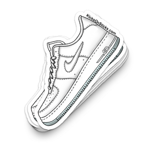 Air Force 1 Low "COTM Triple White" Sneaker Sticker