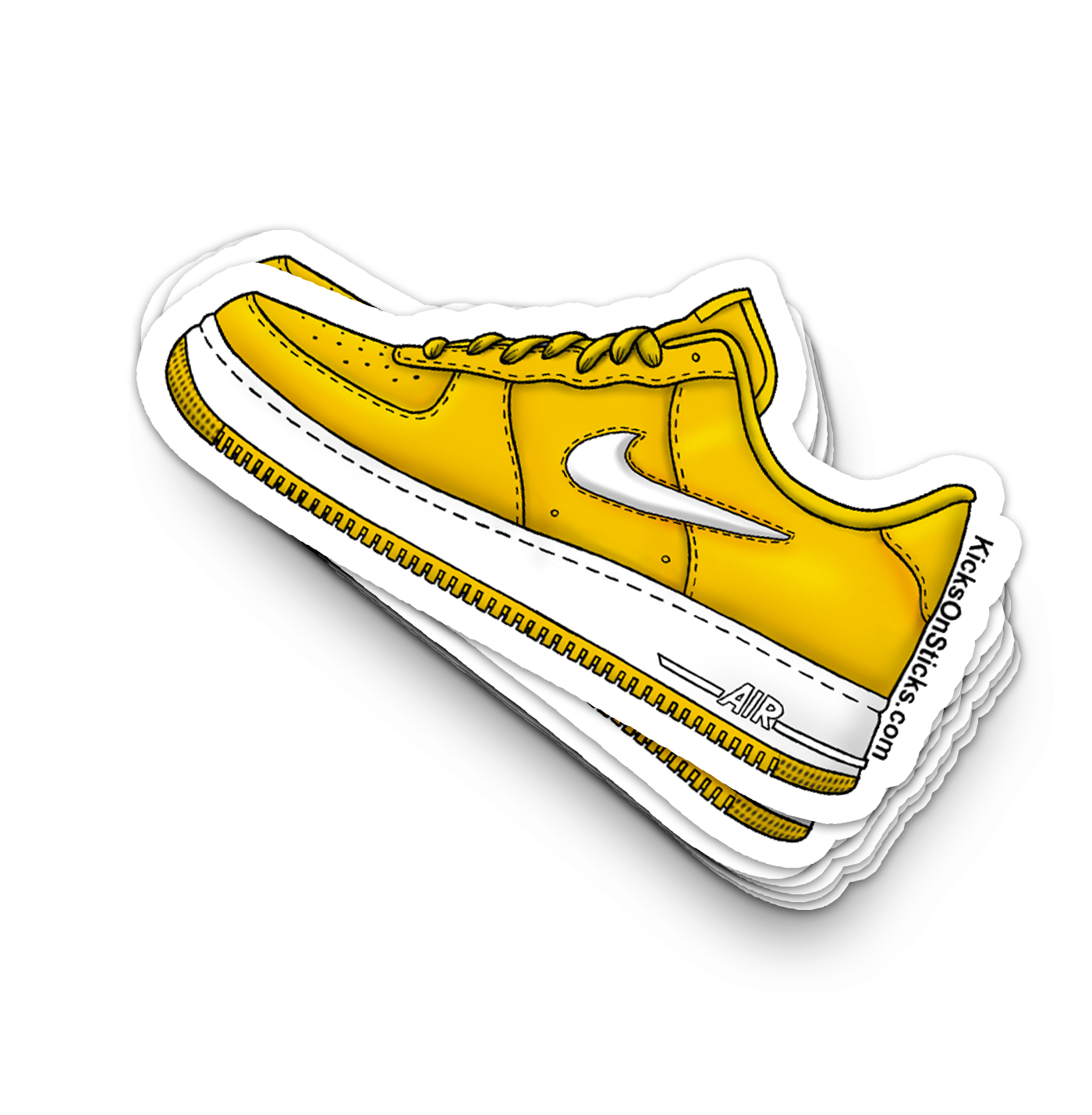 Air Force 1 Low "COTM Yellow Jewel" Sneaker Sticker