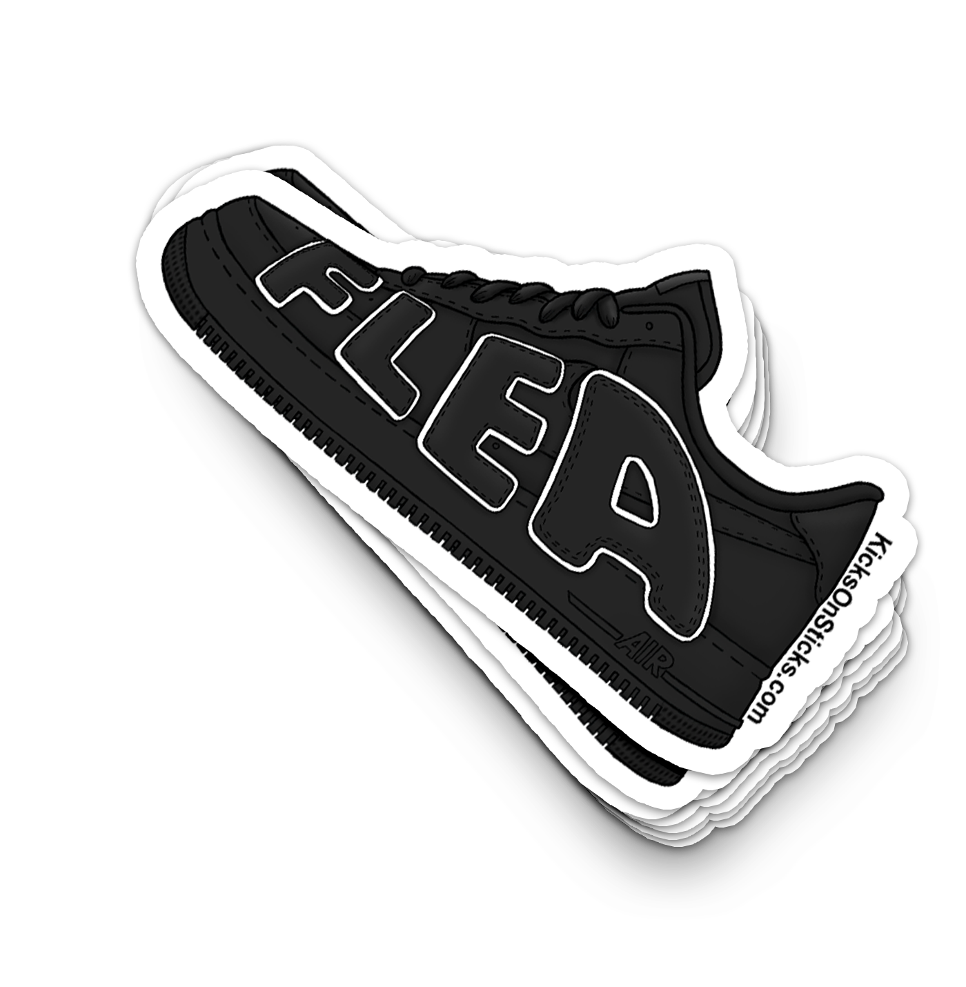 Air Force 1 Low "CPFM Flea Black White" Sneaker Sticker