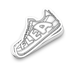 Air Force 1 Low "CPFM Flea White White" Sneaker Sticker
