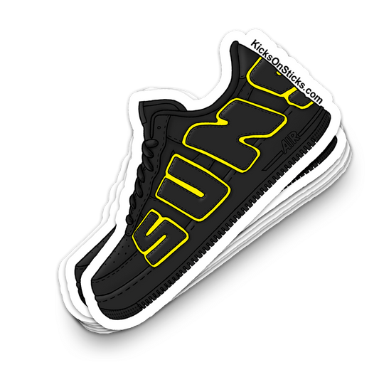 Air Force 1 Low "CPFM Sun Black Yellow" Sneaker Sticker