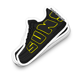 Air Force 1 Low "CPFM Sun Black Yellow" Sneaker Sticker