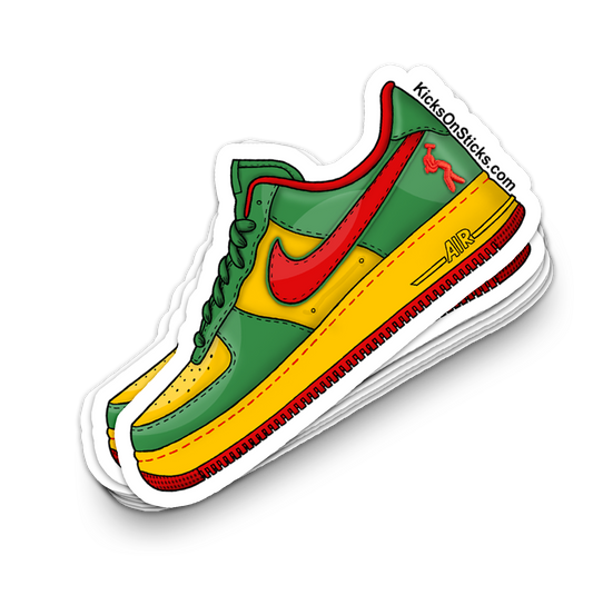 Air Force 1 Low "Concrete Boys Lucky Green" Sneaker Sticker
