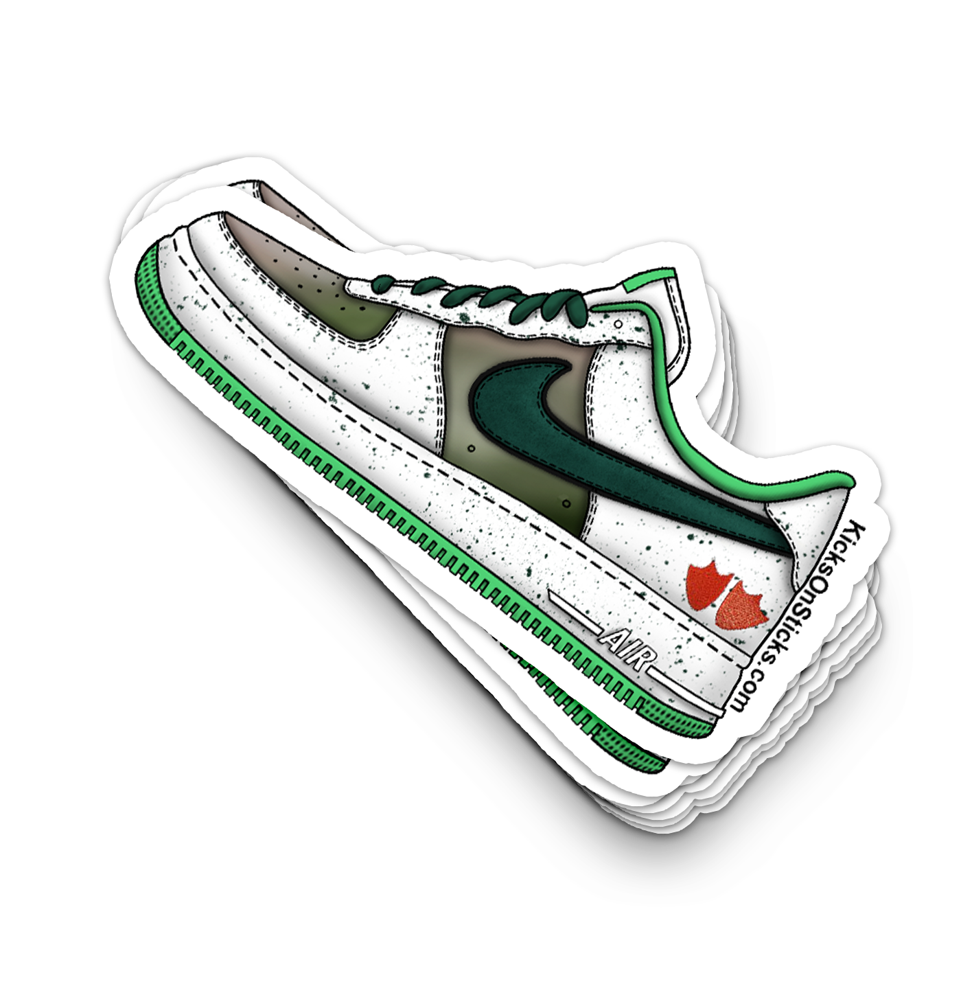 Air Force 1 Low "DOAF Egg or Duck" Sneaker Sticker
