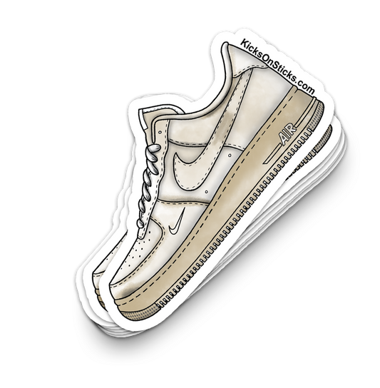 Air Force 1 Low "Dirty Triple White" Sneaker Sticker