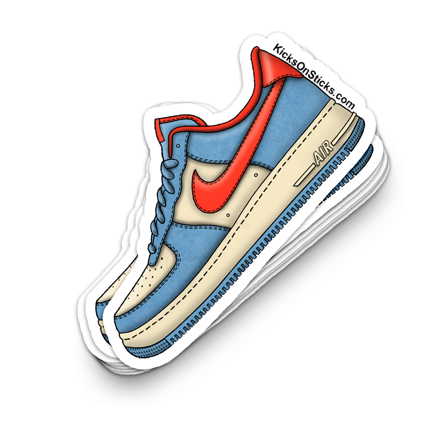 Air Force 1 Low "Doraemon" Sneaker Sticker