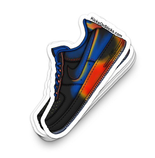 Air Force 1 Low "Heat Map Black" Sneaker Sticker