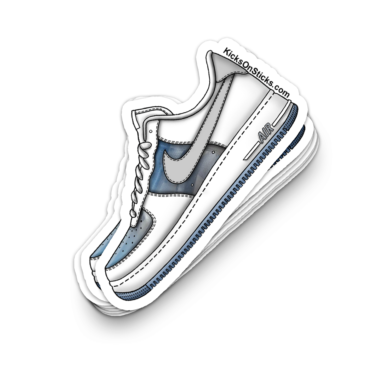 Air Force 1 Low "Invisible Woman" Sneaker Sticker