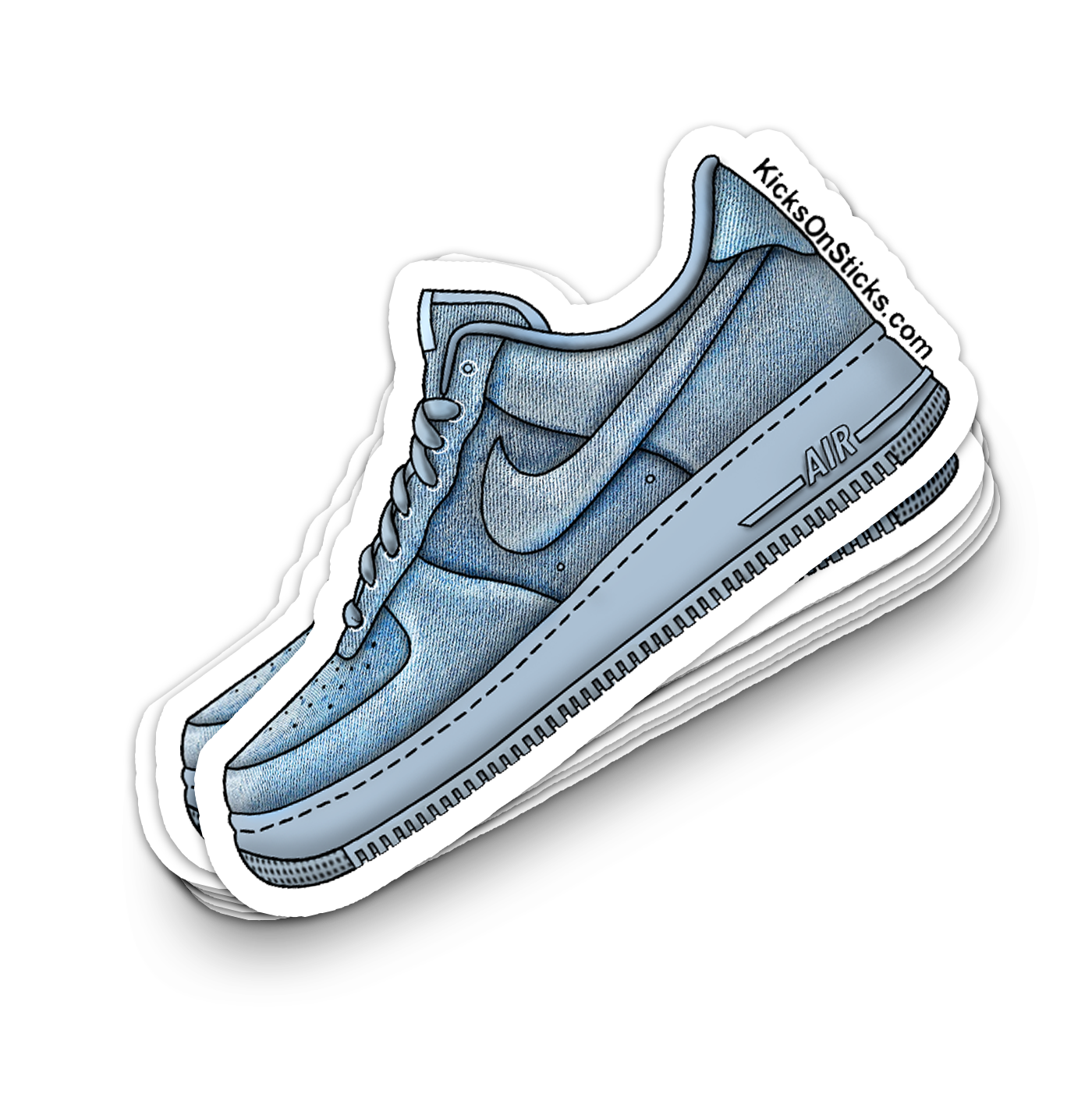 Air Force 1 Low "Ja Demin" Sneaker Sticker