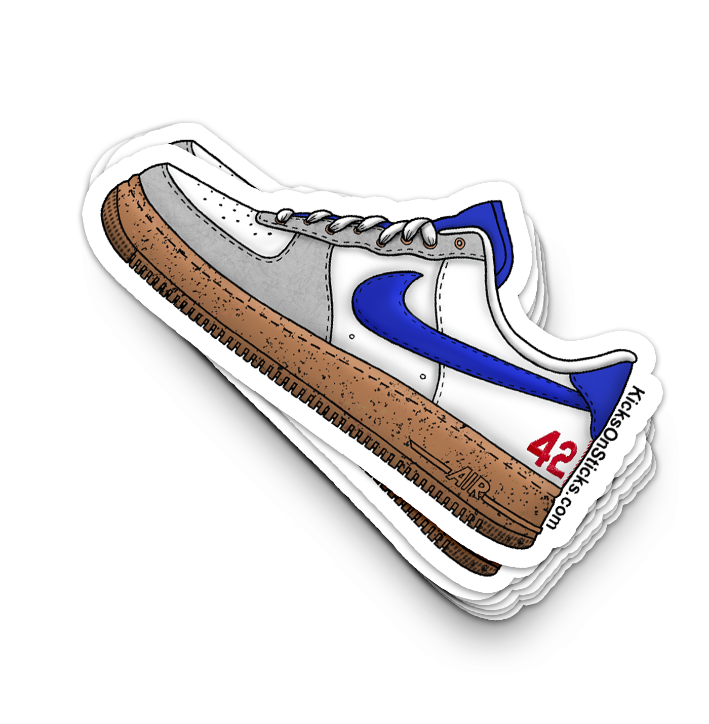 Air Force 1 Low "Jackie Robinson" Sneaker Sticker