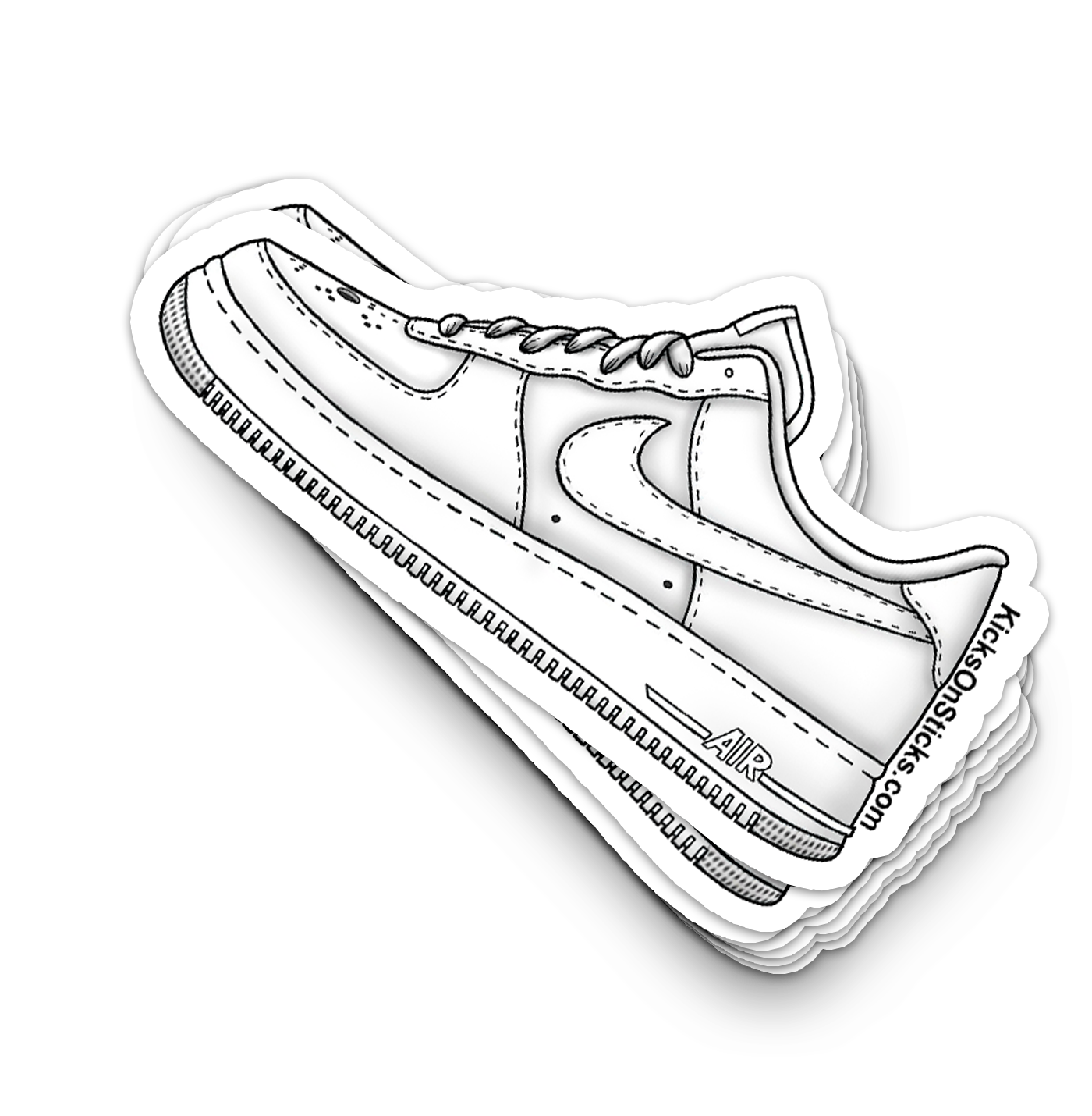 Air Force 1 Low "Jason Hockey Mask" Sneaker Sticker