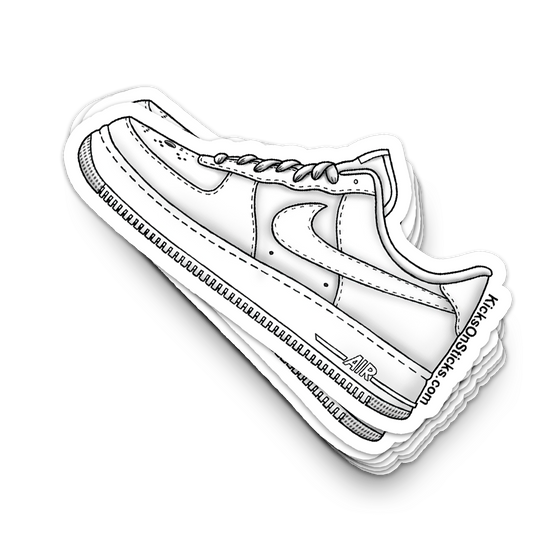 Air Force 1 Low "Jason Hockey Mask" Sneaker Sticker