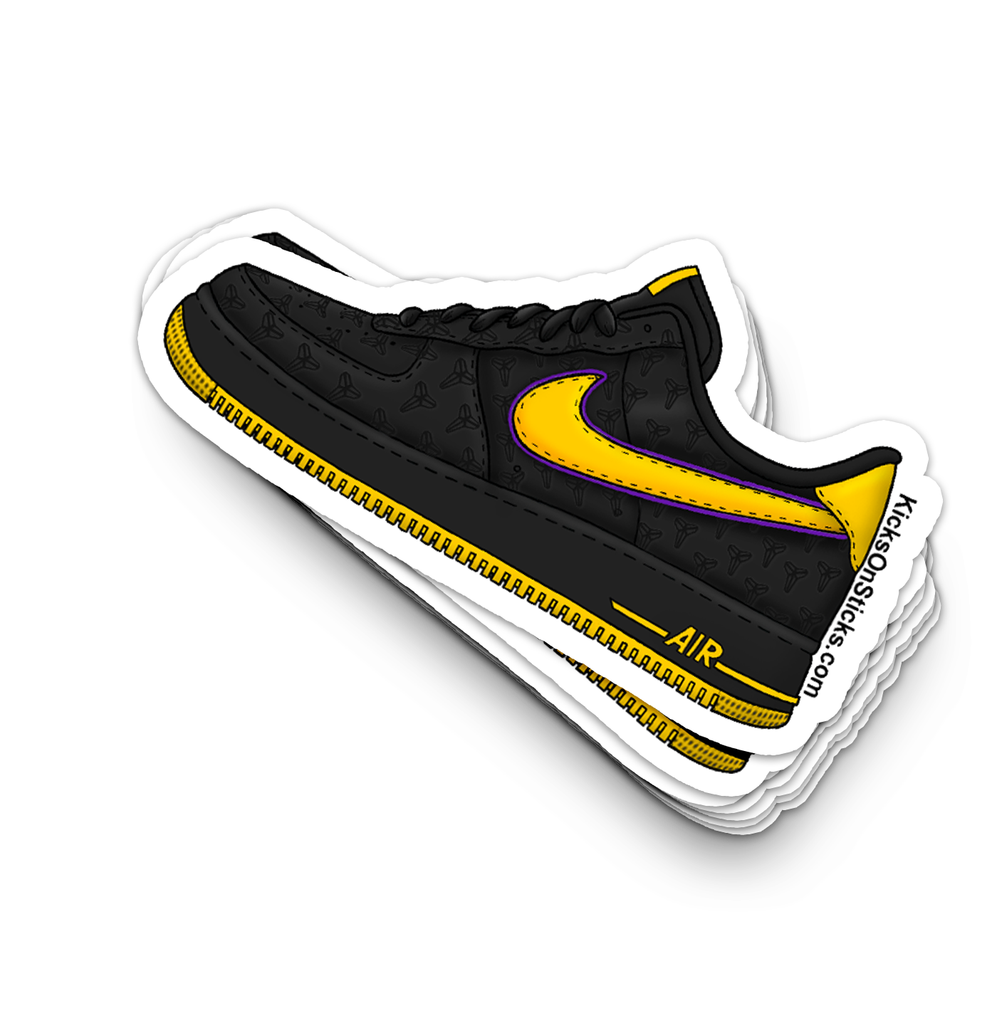 Air Force 1 Low "Kobe Away 2024" Sneaker Sticker