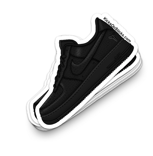 Air Force 1 Low "Kobe Snake Black" Sneaker Sticker
