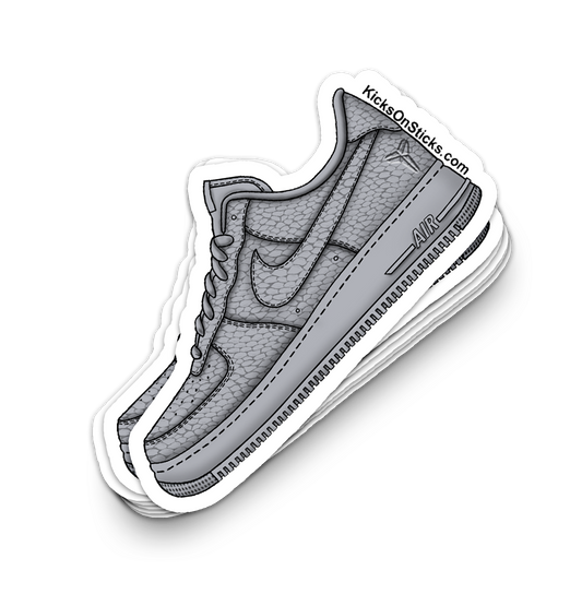 Air Force 1 Low "Kobe Snake Cool Grey" Sneaker Sticker