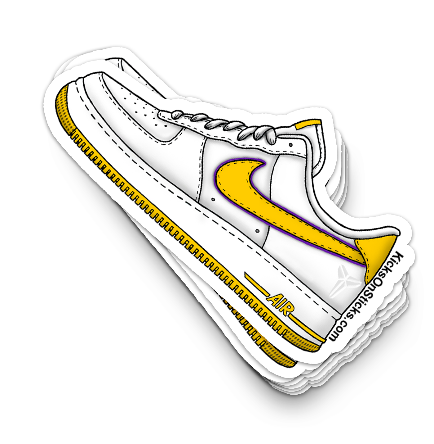 Air Force 1 Low "Kobe Home 2024" Sneaker Sticker
