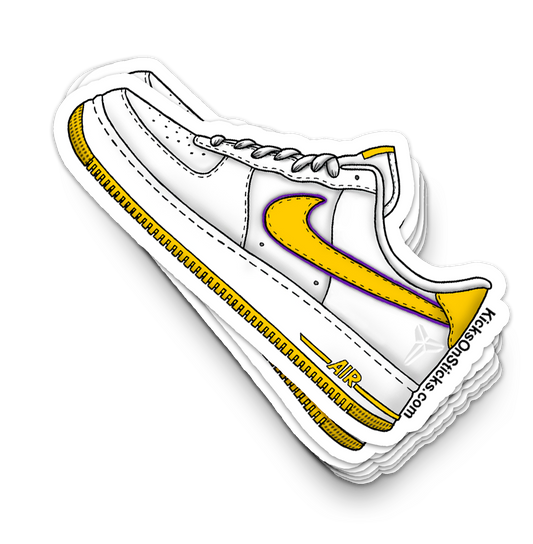 Air Force 1 Low "Kobe Home 2024" Sneaker Sticker