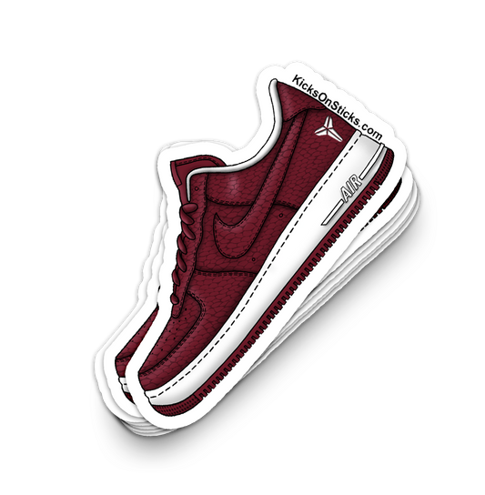 Air Force 1 Low "Kobe Merion Away" Sneaker Sticker
