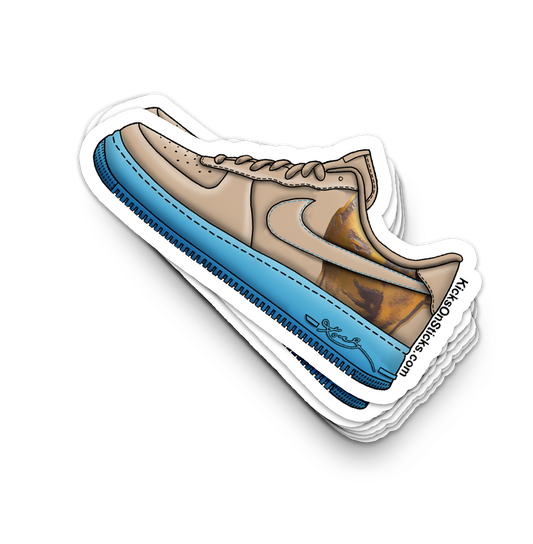 Air Force 1 Low "Kobe Linen" Sneaker Sticker