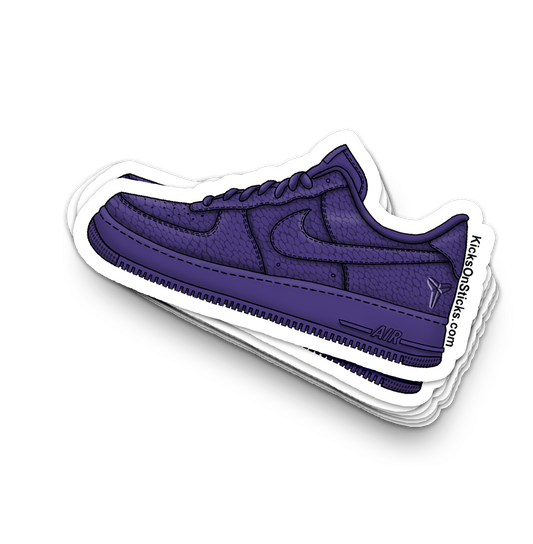 Air Force 1 Low "Kobe Snake Purple" Sneaker Sticker