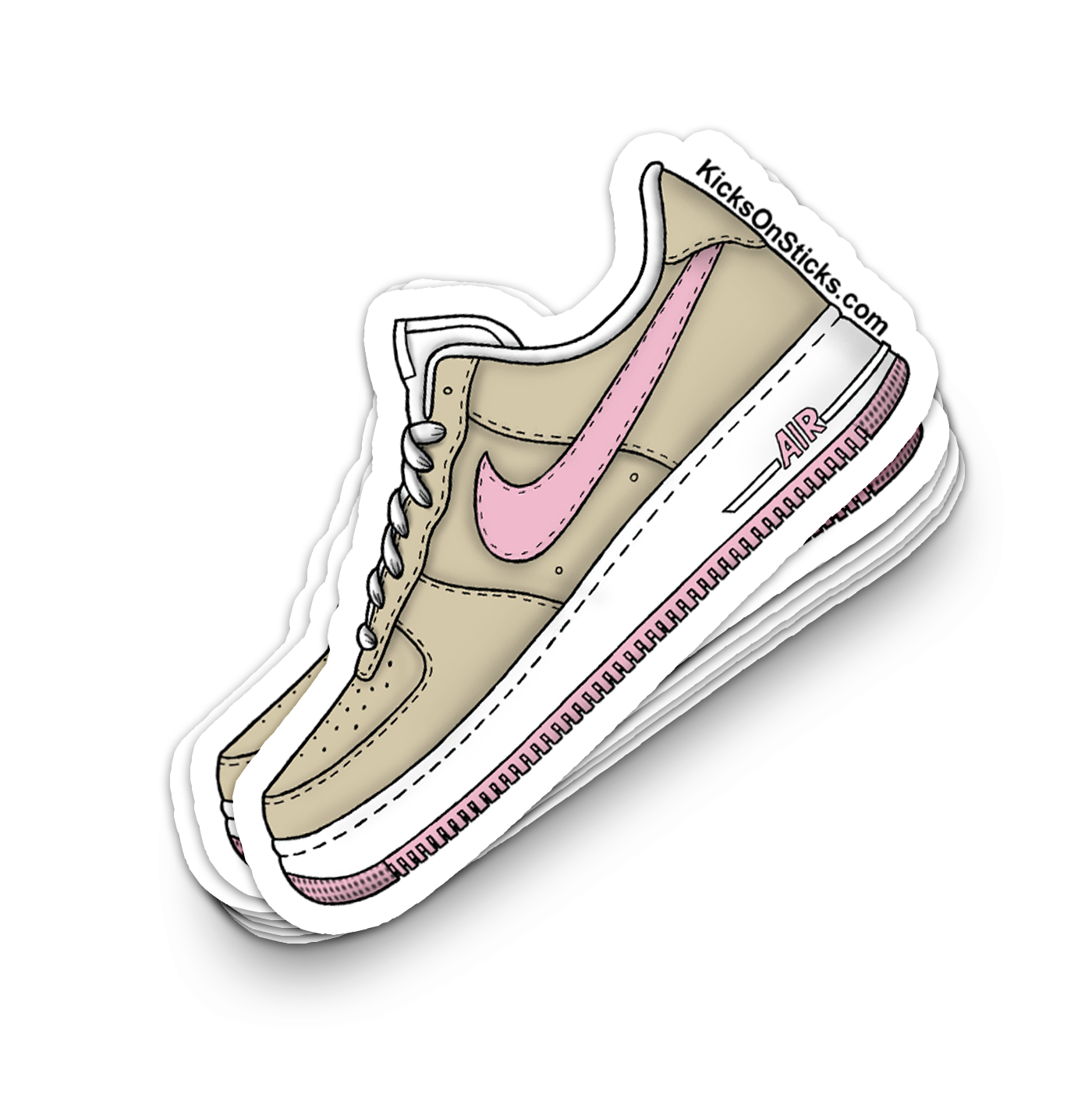 Air Force 1 Low "Linen" Sneaker Sticker