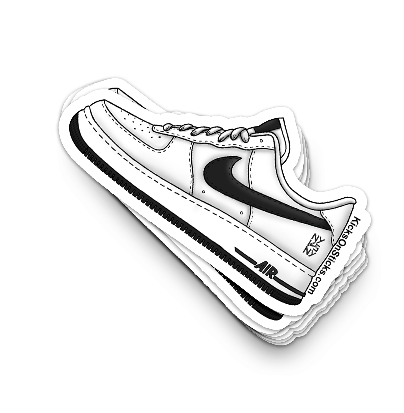 Air Force 1 Low "NY vs NY 2020" Sneaker Sticker