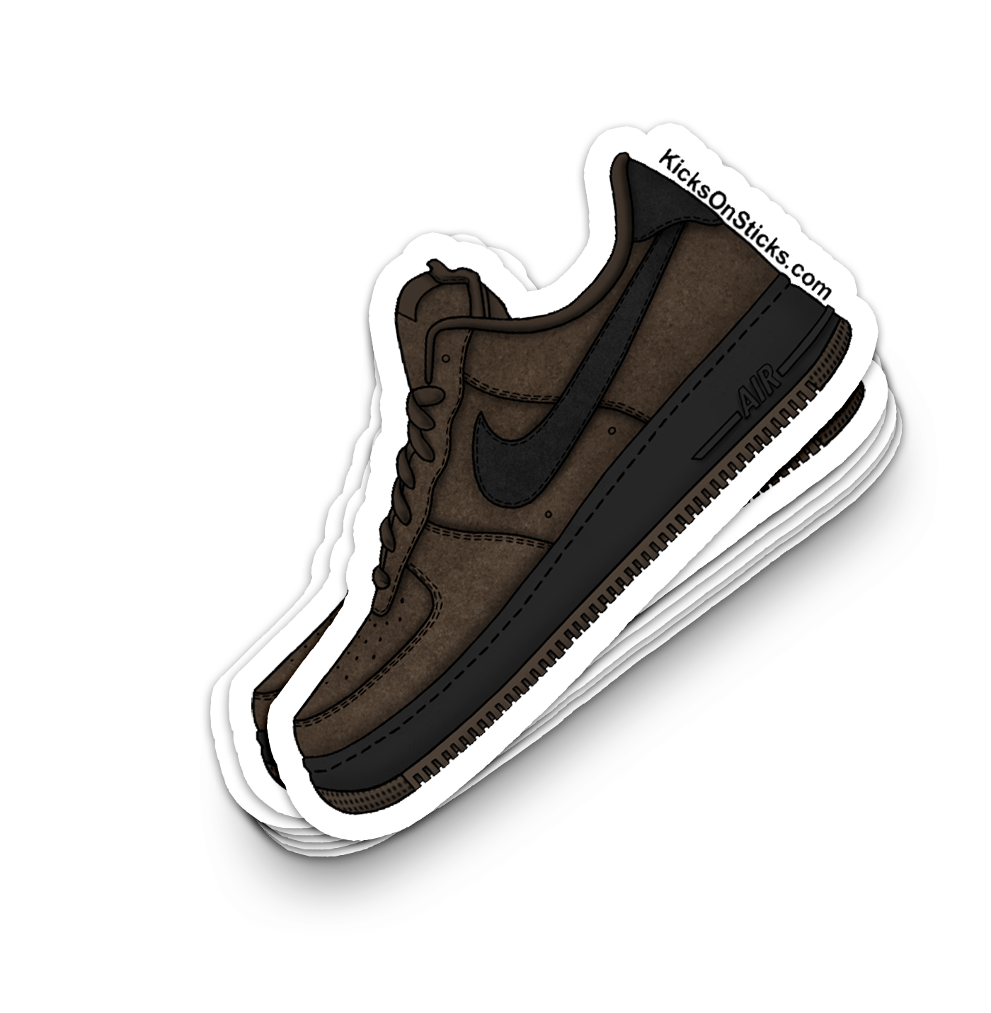 Air Force 1 Low "SB Chocolate" Sneaker Sticker