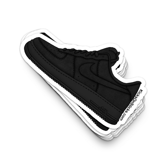 Air Force 1 Low "SB Triple Black" Sneaker Sticker