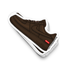 Air Force 1 Low "Supreme Brown" Sneaker Sticker