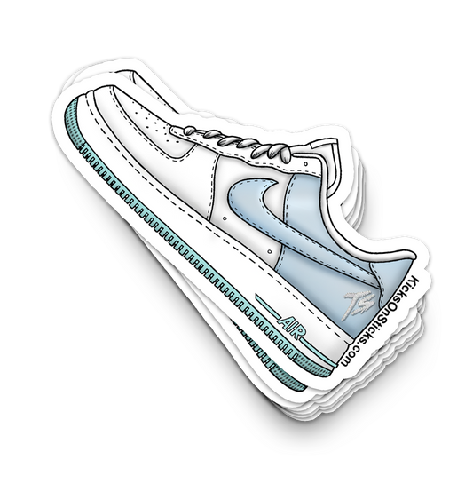Air Force 1 Low "TS White Tortoise" Sneaker Sticker