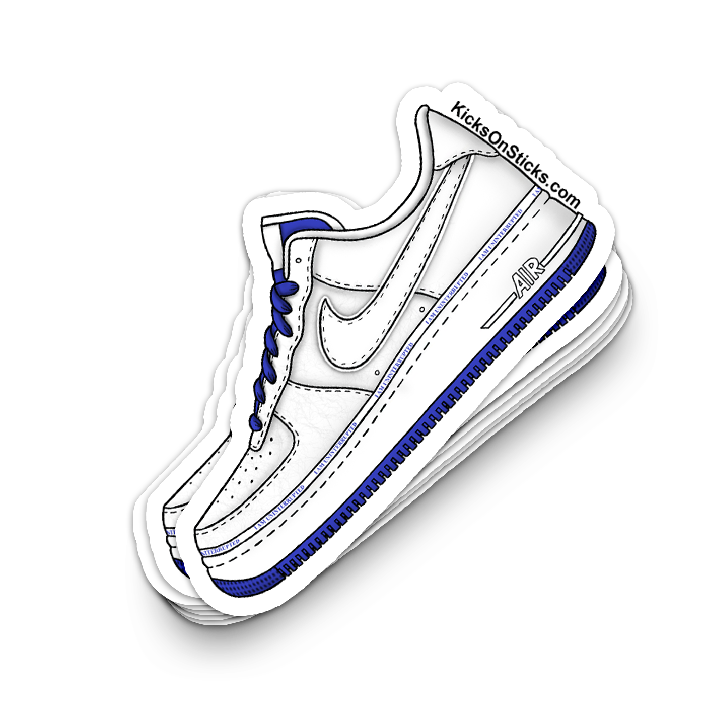 Air Force 1 Low "Uninterrupted" Sneaker Sticker