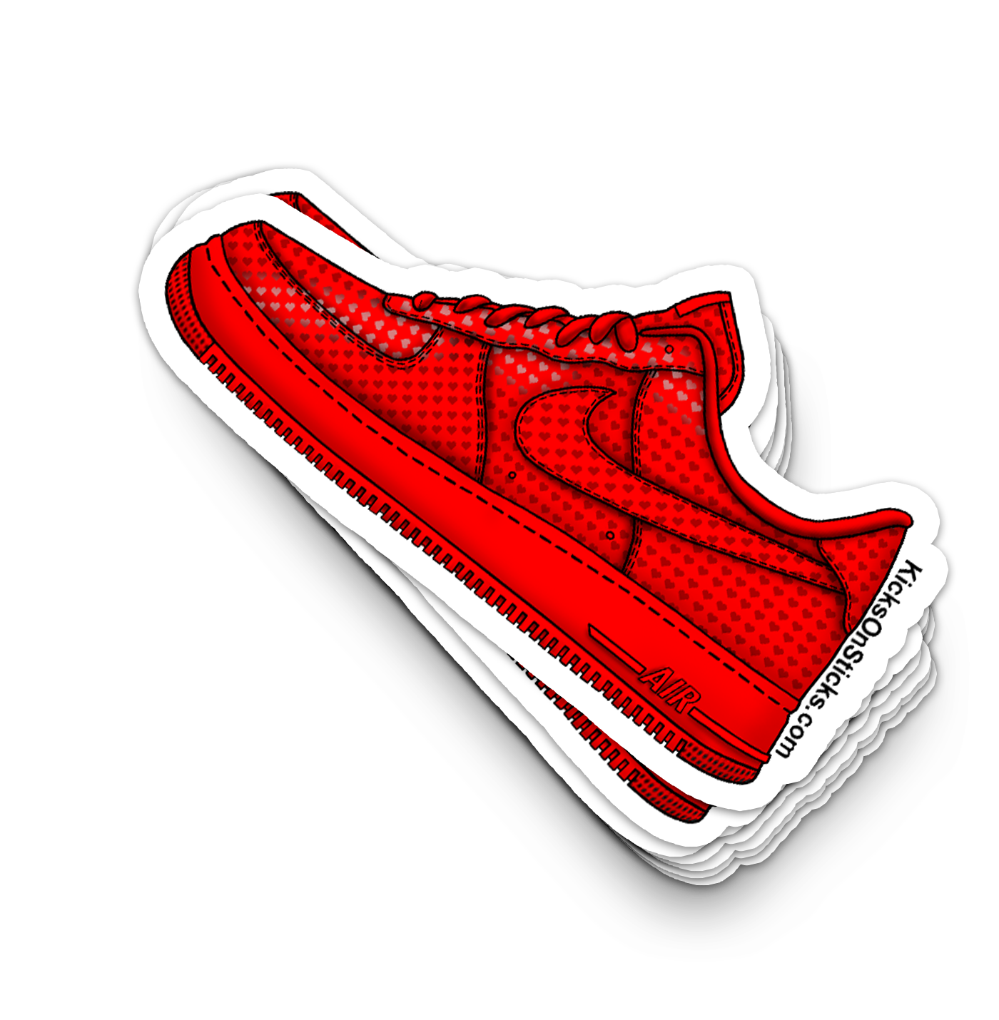 Air Force 1 Low "Valentine Day 2026 Pack Red" Sneaker Sticker
