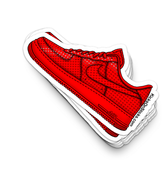 Air Force 1 Low "Valentine Day 2026 Pack Red" Sneaker Sticker