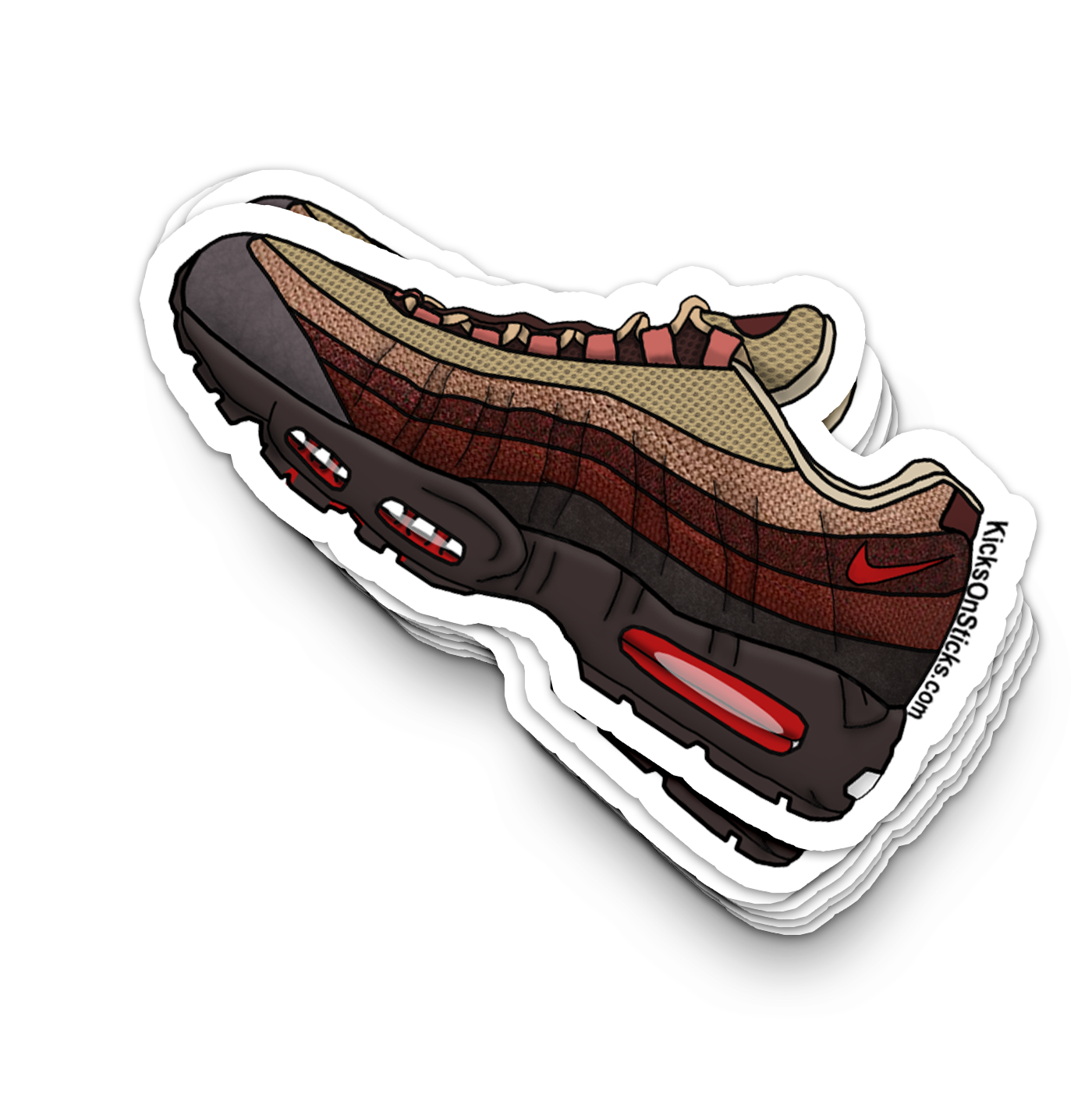 Air Max 95 "Anatomy Spine" Sneaker Sticker
