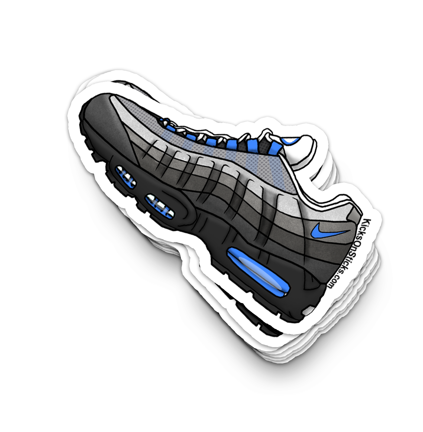 Air Max 95 "Blue Spark" Sneaker Sticker