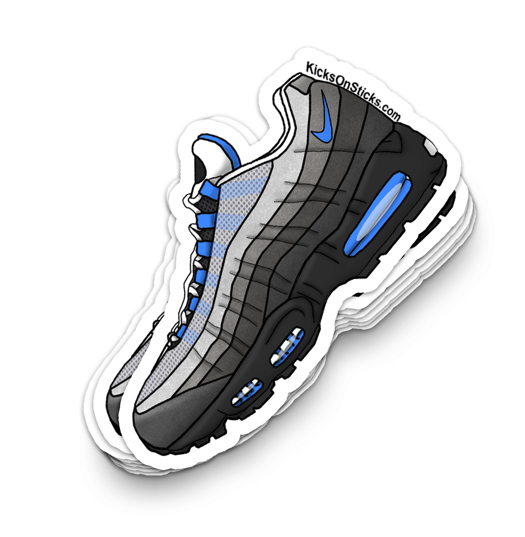 Air Max 95 Crystal Blue Sneaker Sticker