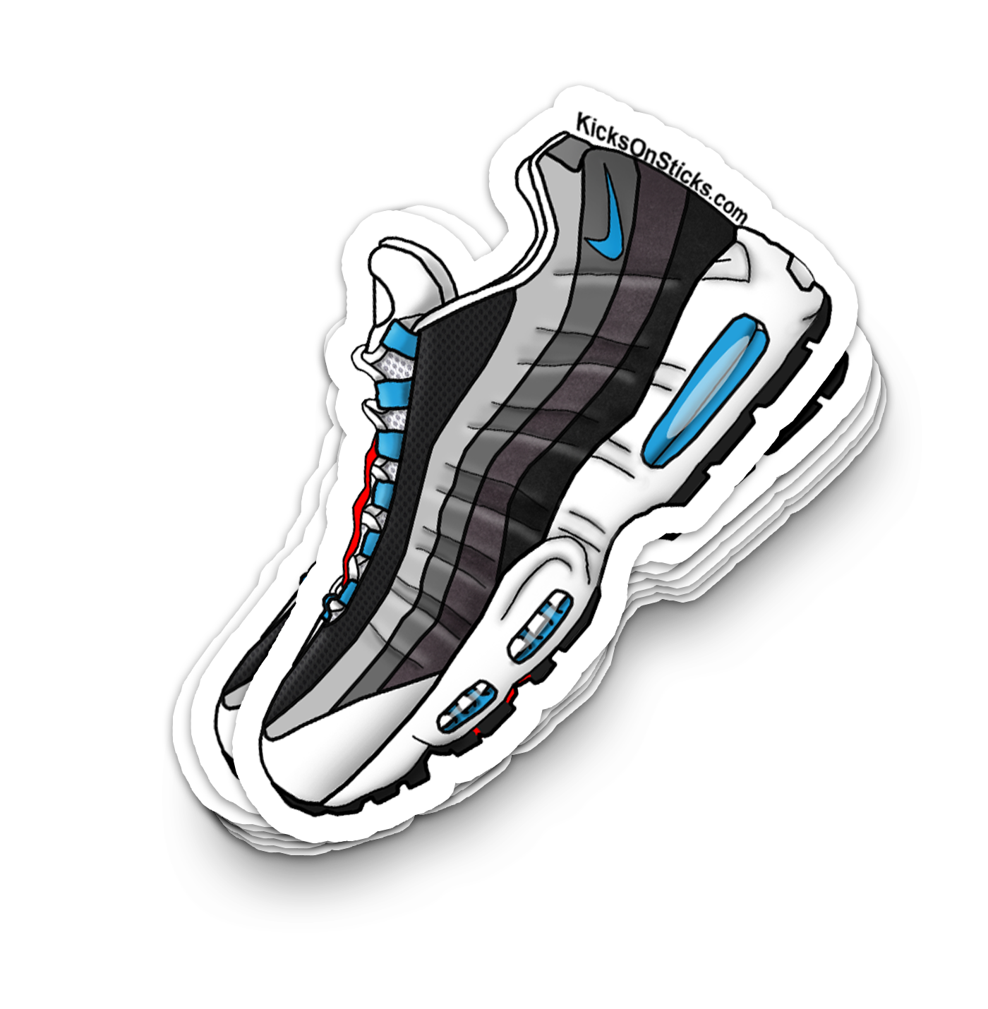 Air Max 95 "Greedy 2.0" Sneaker Sticker