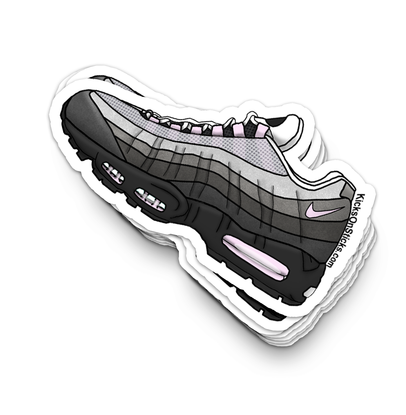 Air Max 95 "Pink Foam" Sneaker Sticker