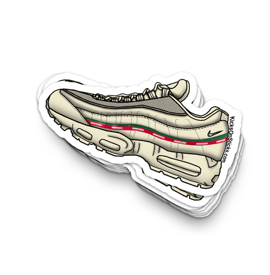 Air Max 95 "UNDFTD 2025 White" Sneaker Sticker
