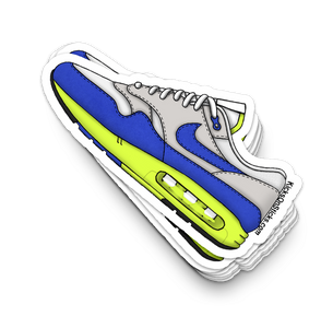 Air Max 1 "Big Bubble Royal AMD 24" Sneaker Sticker