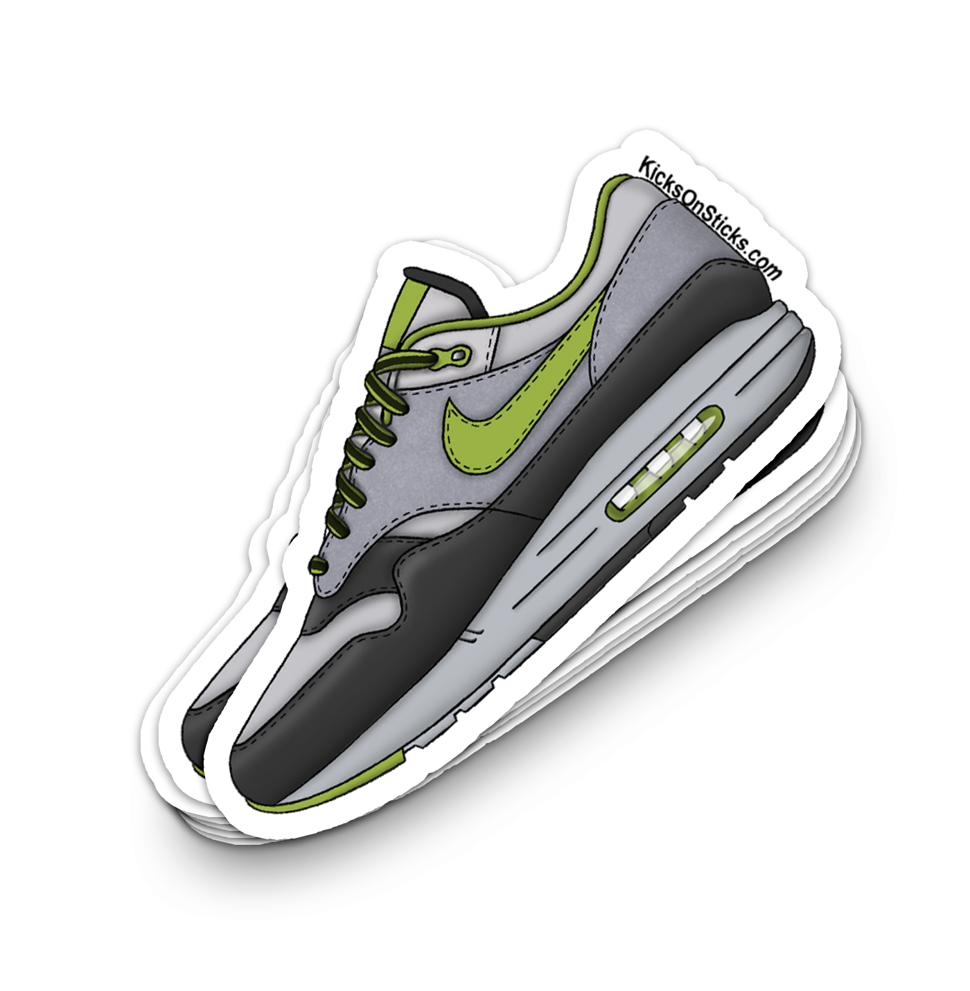 Air Max 1 "Huf Green" Sneaker Sticker
