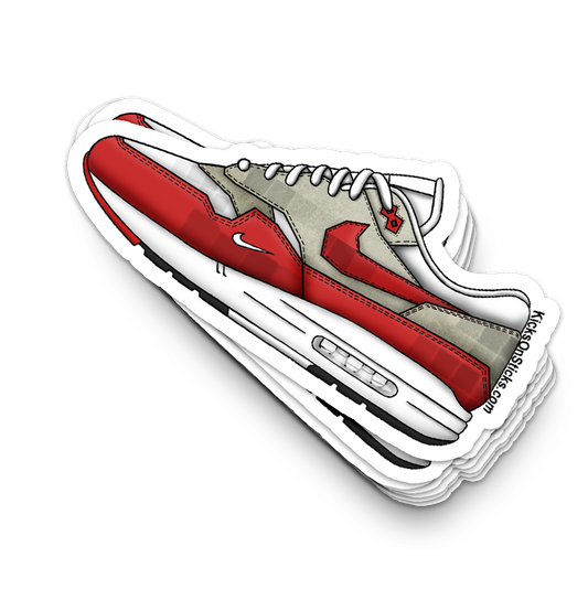 Air Max 1 "Poly OG Red" Sneaker Sticker
