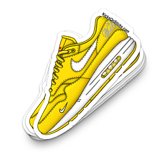 Air Max 1 "Supreme 2025 Yellow" Sneaker Sticker