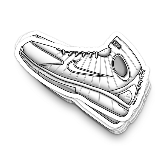 Air Zoom Huarache 2K4 "Kobe Fade to Black" Sneaker Sticker
