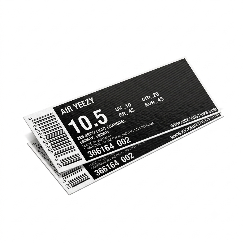 Custom Shoebox Label Kicksonsticks product image