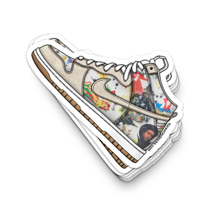 SB Dunk High "Supreme Rammellzee" Sneaker Sticker